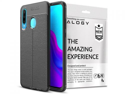 Etui alogy leather armor do huawei p30 lite czarne