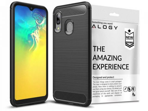 Etui alogy rugged armor do samsung galaxy a20e czarne + szkło alogy