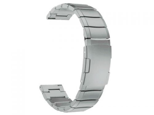 Bransoleta steel simple do huawei watch gt 2 42mm/ gear s2 srebrna 20mm