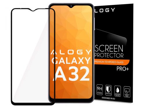 Szkło alogy full glue case friendly do samsung galaxy a32 5g czarne