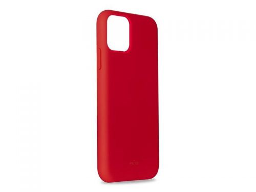 Etui silikonowe puro icon cover do apple iphone 11 pro max 6.5 czerwone