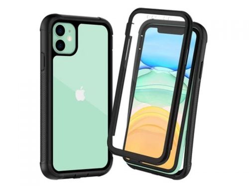 Etui alogy pancerne rugged full-body do apple iphone 11 czarne