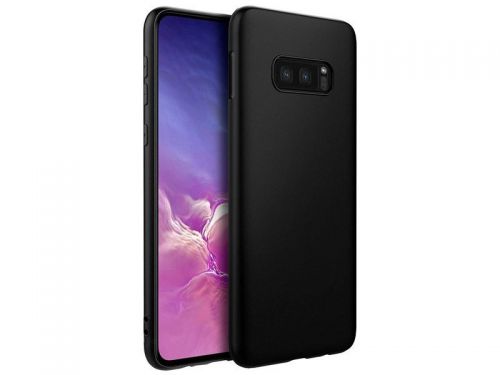 Etui silikonowe alogy slim case do samsung galaxy s10e czarne + szkło alogy