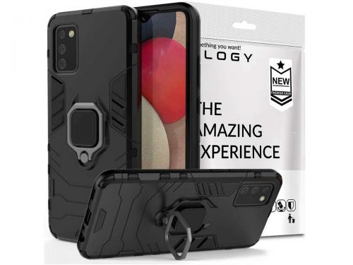 Etui alogy stand ring armor do samsung galaxy a02s czarne