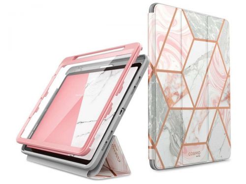 Etui supcase cosmo full-body do apple ipad air 4 2020 marble pink