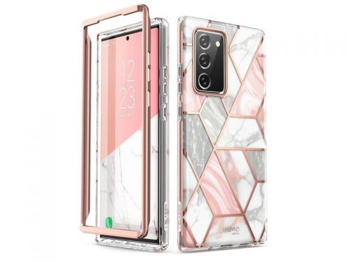 Etui supcase cosmo do samsung galaxy note 20 marble pink