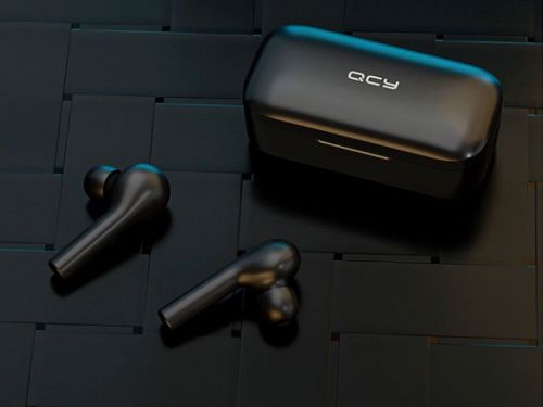 Słuchawki bezprzewodowe qcy t5 tws smart słuchawka bluetooth czarny