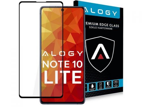 Szkło alogy full glue case friendly do samsung galaxy note 10 lite czarne