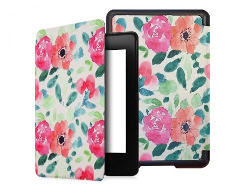 Etui alogy smart case do kindle paperwhite 4 2018/ 2019 kwiatki + folia