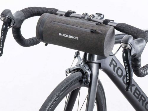 Etui wodoodporne torba sakwa na rower na kierownicę rockbros as-051 szare