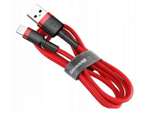 Baseus kabel usb lightning iphone 1.5a 2m czerwony