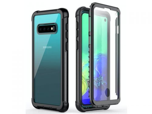 Etui alogy pancerne full-body czytnik linii do samsung galaxy s10 czarne