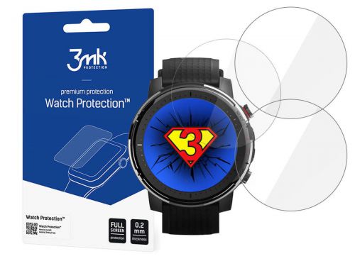 Folia ochronna x3 3mk watch protection do xiaomi amazfit stratos 3