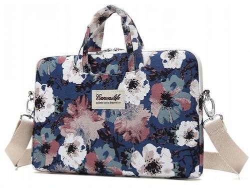Etui torba canvaslife briefcase do macbook pro/ air 13 blue camellia