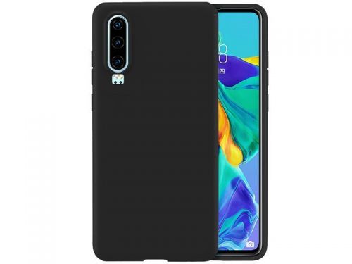 Etui silikonowe alogy slim case do huawei p30 czarne + szkło alogy