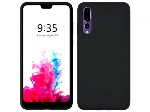 Etui silikonowe alogy slim case do huawei p20 pro czarne