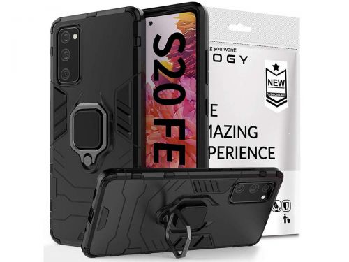 Etui alogy stand ring armor do samsung galaxy s20 fe czarne