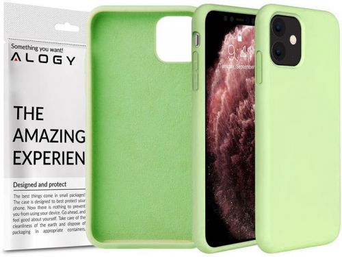 Etui alogy thin soft case do apple iphone 11 zielone