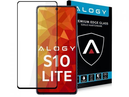 Szkło alogy full glue case friendly do samsung galaxy s10 lite czarne